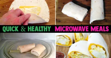 Quick Healthy Microwave Meals - Healthy Microwave Recipes For Breakfast,  Dinner or a Healthy Snack
