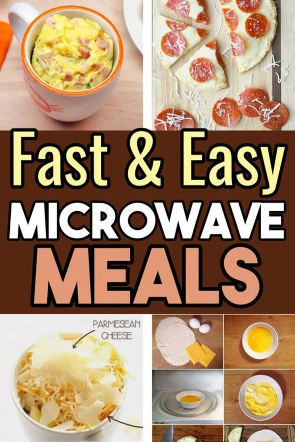 Quick Healthy Microwave Meals - Healthy Microwave Recipes For Breakfast,  Dinner or a Healthy Snack