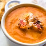 Lightened Up Lobster Bisque {step-by-step videos} | Meals with Maggie