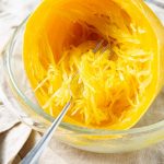 How to Cook Spaghetti Squash in the Microwave - Basil And Bubbly