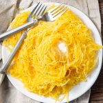 How to Cook Spaghetti Squash in the Microwave - Basil And Bubbly