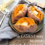 How to Cook a Sweet Potato in the Microwave (+ Recipe Ideas!)