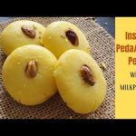 instant milk peda / kesar milk powder peda recipe | Marudhuskitchen