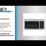 Troubleshooting for JVM7195EKES | GE® 1.9 Cu. Ft. Over-the-Range Sensor  Microwave Oven | GE Appliances