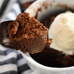 Egg-free Chocolate Microwave Mug Cake Recipe | At The Table Tonight