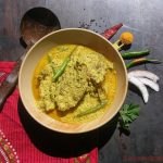 A Homemaker's Diary: Bhapa Ilish (Steamed Hilsa in Mustard based Gravy)