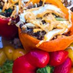 Simple Vegan Stuffed Bell Peppers with Tofu and Vegetables - The Little  City Seed