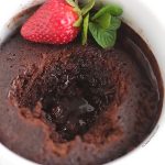 The Bitten Word: Microwaved Coffee Cup Molten Chocolate Cake for Two