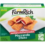 Farm Rich Marinara Stuffed Breaded Mozzarella Sticks (24 oz) - Instacart