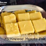 Microwave Mysore Pak Recipe- Diwali Sweets For Beginners
