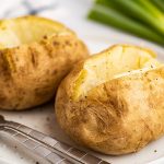 Microwave Baked Potato - Baking Mischief