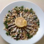 Sachiko's Appetizer Recipe for Microwave Cooking: Sardines with Ginger