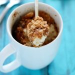 One-Minute Coffee Cake in a Mug - Yummy Healthy Easy