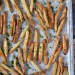 Oven Baked Parmesan Fries - Breezy Bakes