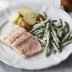 Basil Butter Salmon in Foil - No Spoon Necessary