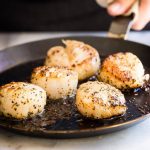 30 Minute bay scallop dinner under  (Cheating) – In Honor of Mama  Campbell Ullrich
