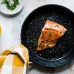 Grilled salmon with avocado mayo; fish dish - PassionSpoon recipes