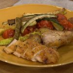 Pioneer Woman Ree Drummond cooks with roast chicken