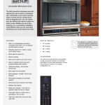Wolf MWC24 User Manual | 2 pages | Also for: Microwave Oven