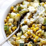 Golden zucchini salad; healthy and delicious - PassionSpoon recipes