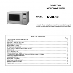 Sharp R-9H56 Service manual | Manualzz