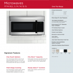 Frigidaire FFMV162W Microwave Oven User manual | Manualzz