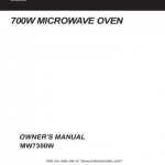Emerson Microwave Oven 700W User manual | Manualzz