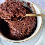 Egg-free Chocolate Microwave Mug Cake Recipe | At The Table Tonight