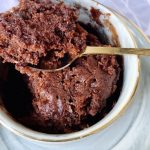 Egg-free Chocolate Microwave Mug Cake Recipe | At The Table Tonight