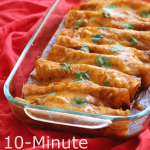 10 Minute Gluten Free Enchiladas -