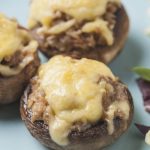 Easy Stuffed Mushrooms Recipe (Microwave + Meatless)