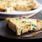 Three Cheese Spanish Potato Frittata - Natural Comfort Kitchen