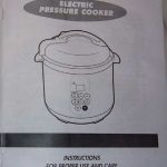 Cook's Essentials Microwave Pressure Cooker Users Manual | Peatix