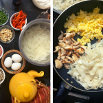 Quick Easy Pad Thai, A Healthy Recipe, make resturant like stir fry noodles
