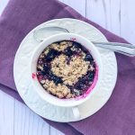 2 Minute Blueberry Crisp in a Mug - 31 Daily