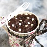 2 Mins Eggless Microwave Chocolate Mug Cake - Tickling Palates