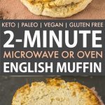 Microwave Banana Bread English Muffin