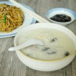 Congee with Pork and Century Eggs