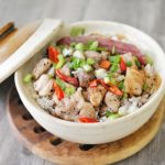 Clay Pot Rice with Black Bean Ribs & Chinese Sausage