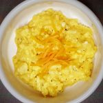 Creamy microwave scrambled eggs