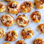 Mini Prosciutto, Olive, & Fennel Pizza Bites with Drizzled Honey - Feast In  Thyme