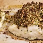 Gloucester Fresh Halibut With Herb Topping – Buying Seafood