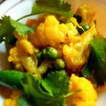 Cauliflower and Peas Dish (Matar Phulkopi r Torkari)-Easy Microwave recipe