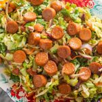 Vegan Hot Dog Salad - Thyme & Love