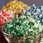 RAINBOW POPCORN for a rainbow or unicorn party. With video.