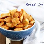 How to make croutons | home made bread croutons - Jeyashri's Kitchen