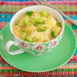 Microwave Mug Cheese and Broccoli Rice Bowl - Gemma's Bigger Bolder Baking