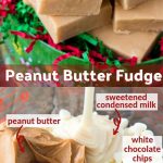 Microwave Peanut Butter Fudge | Microwave peanut butter fudge, Peanut  butter fudge, Fudge recipes