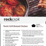 Rock Crok Rustic Grill Braised Chicken | Rockcrok recipes, Pampered chef  recipes, Crock meals