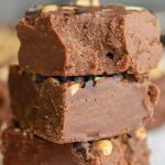 Easy Chocolate Peanut Butter Fudge {3 Ingredients} - Spend With Pennies